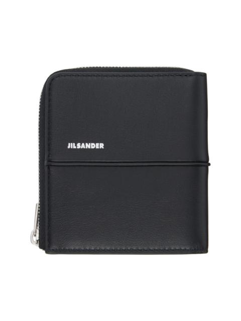 Jil Sander Black Linea Card Holder