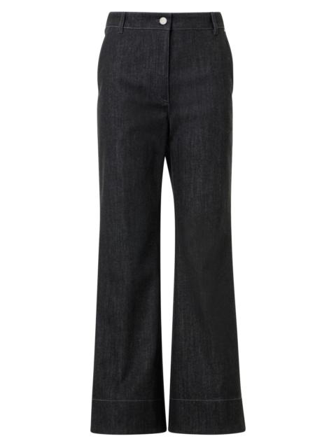AKRIS Women's Cecily Cotton Bootcut Pants - Black Denim