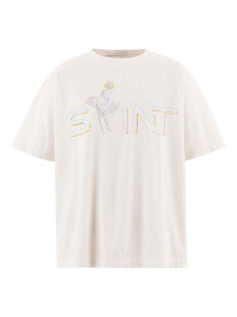 SAINT M×××××× graphic-print cotton T-shirt