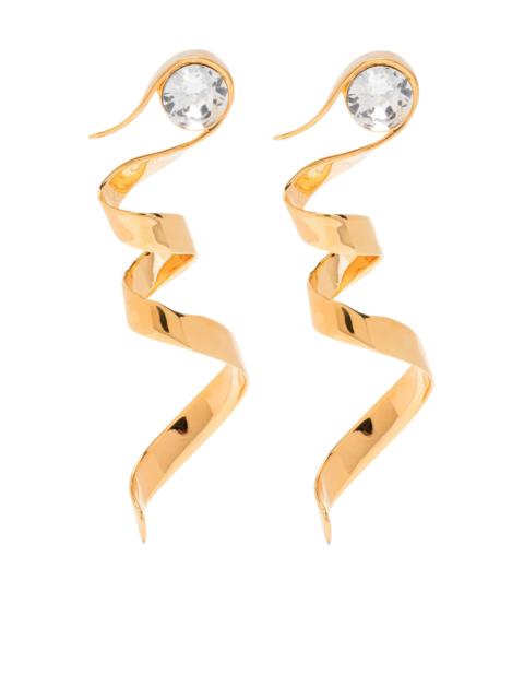 Dries Van Noten Dries Van Noten Spiral Stone Earrings