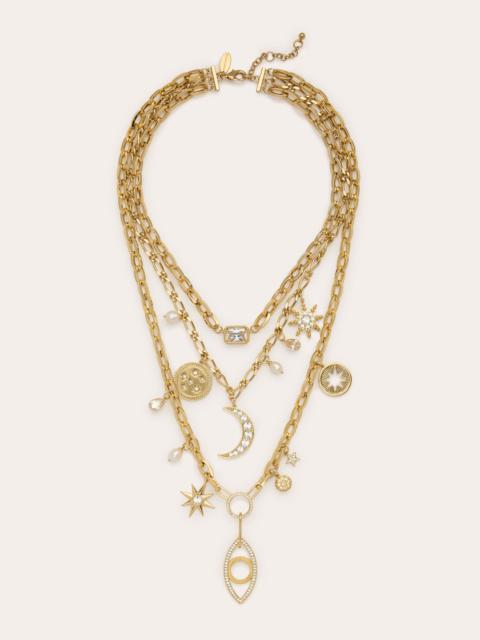RAMY BROOK Kahleah Layered Charm Necklace