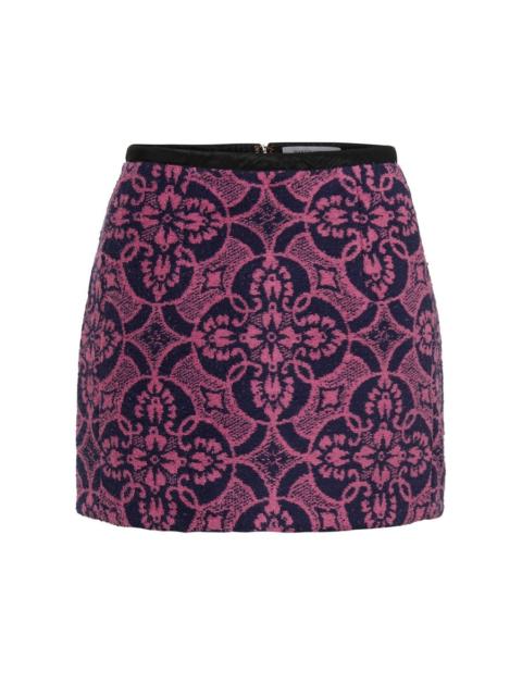 Marine Serre Oriental towels mini skirt