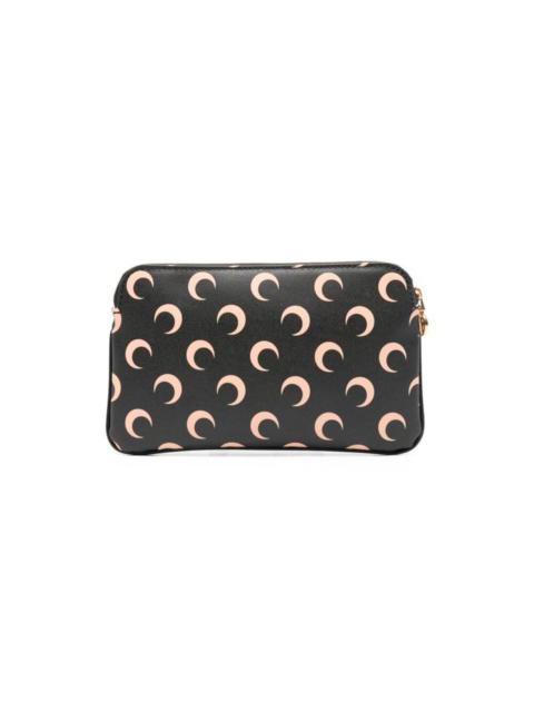 Marine Serre MOON CANVAS POUCH (INVERSE TAN)