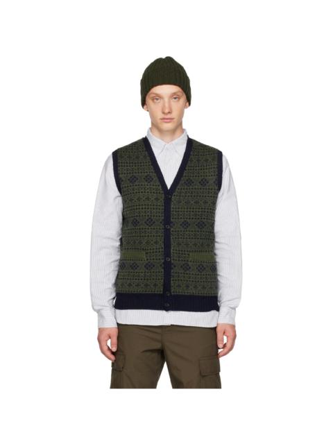 Green Buttoned Vest