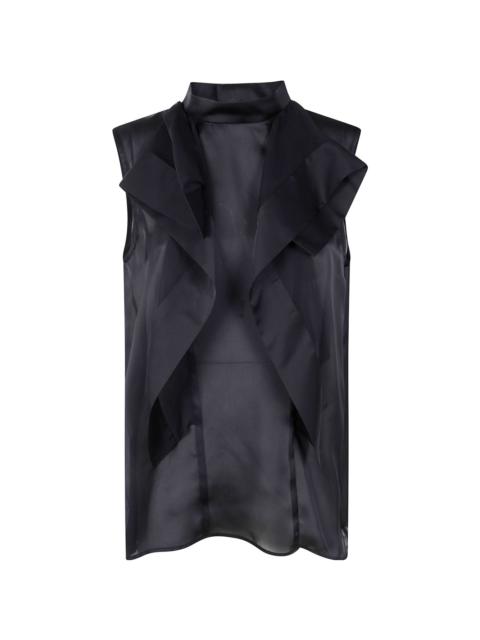 sacai ruffled top