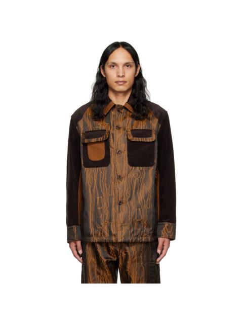NICHOLAS DALEY Brown Sly Jacket