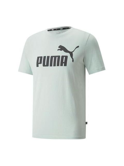 PUMA ESS+ Logo Execution T-Shirt 'Teal' 849566-62