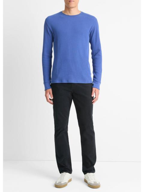 Vince Pima Cotton-Blend Thermal Long-Sleeve T-Shirt