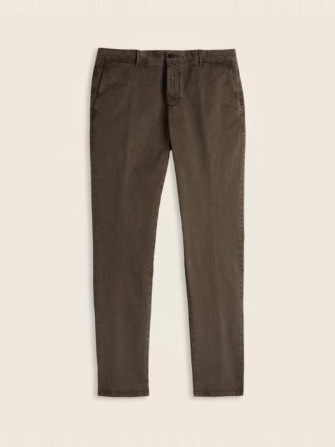 SLOWEAR Slim fit stretch cotton trousers