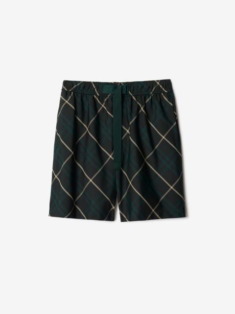 Burberry Check Shorts