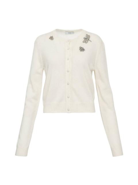 Erdem Crew Neck Cardigan Fine Alpaca