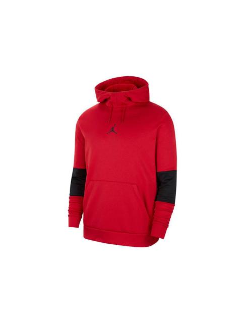 Jordan Jordan Air Therma Fleece Hoodie Red/Black