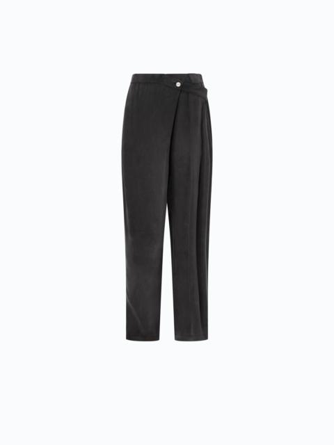 PINKO CARROT-FIT WRAP TROUSERS
