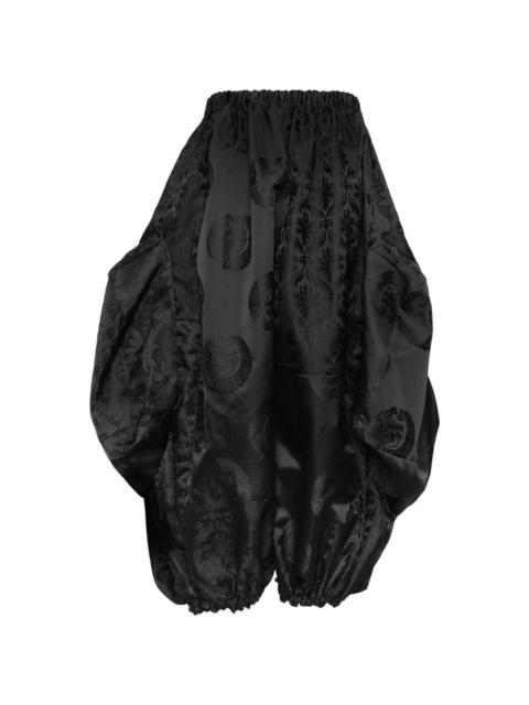 Comme des Garçons Comme des Garçons patchwork jacquard-woven trousers