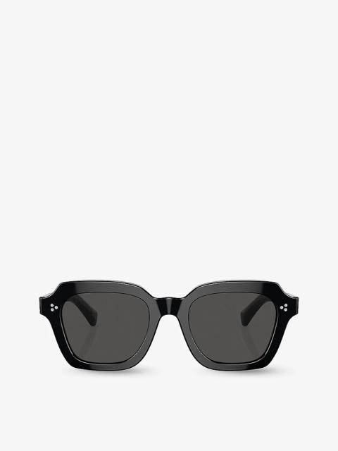 Oliver Peoples OV5526SU Kienna square-frame acetate sunglasses