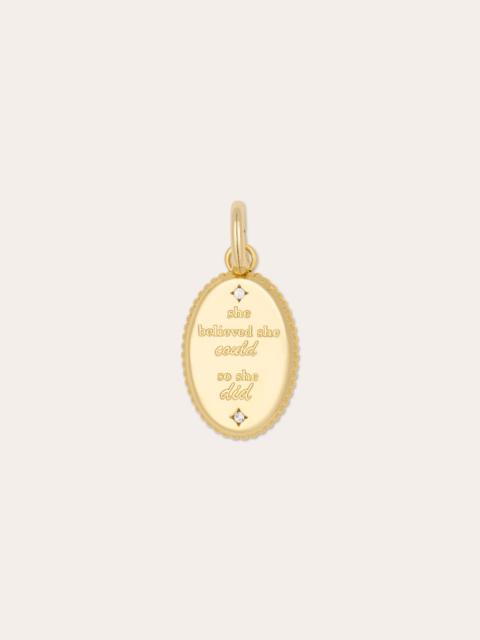 RAMY BROOK Oval Sayings Charm