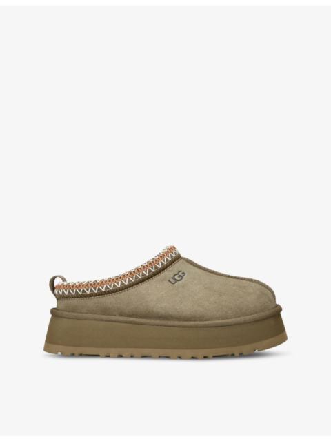 UGG Tazz Platform Shearling-Lined Suede Shoes