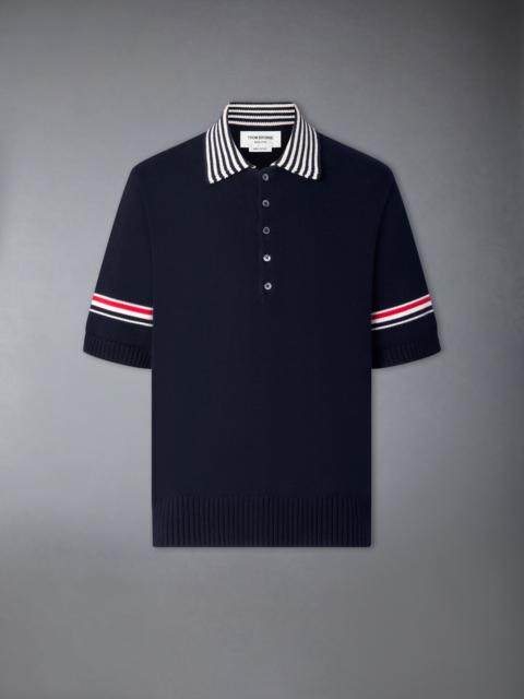 Thom Browne RWB ARMBAND SAILBOAT RUGBY POLO