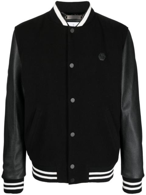 PHILIPP PLEIN studded-skull bomber jacket