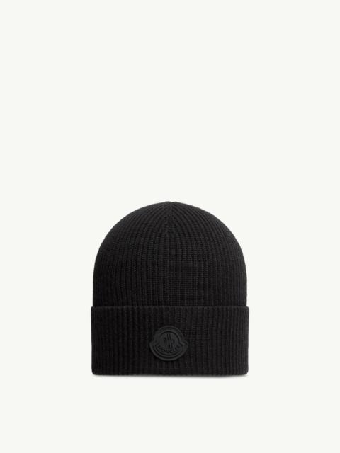 Moncler Logo Wool Beanie