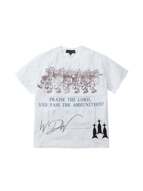 WHO DECIDES WAR POSTAL JERSEY SHORT SLEEVE T-SHIRT (CLOUD)