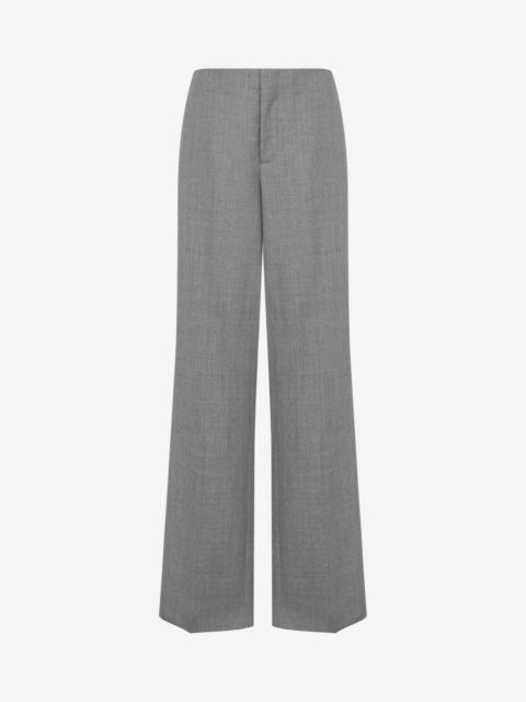 Moschino WIDE TROUSERS IN WOOLEN CLOTH