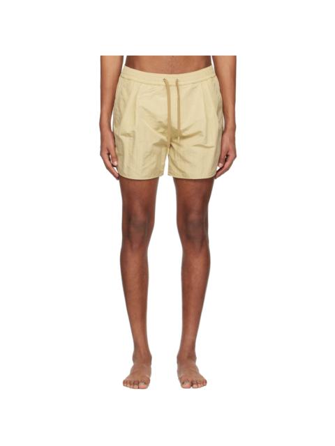 RECTO SSENSE Exclusive Beige Drawstring Swim Shorts
