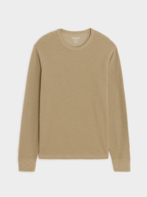 TODD SNYDER Lightweight Mini Waffle Tee