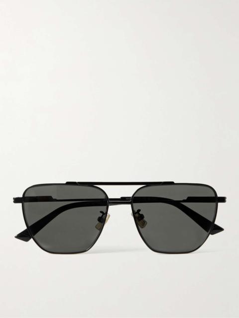 Bottega Veneta Aviator-Style Metal Sunglasses