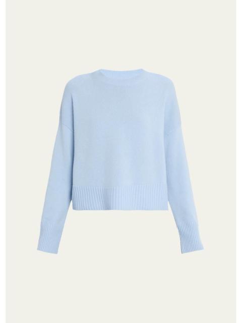 Lafayette 148 New York Boxy Crewneck Cashmere Sweater