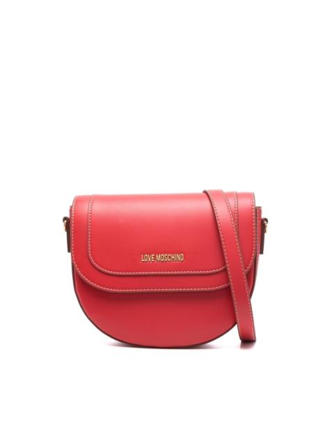 Moschino logo-lettering crossbody bag
