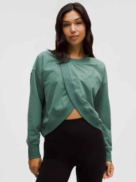 lululemon Lunar New Year Sueded Terry Front-Overlap Pullover