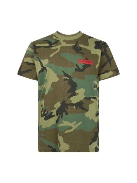 Spiral camouflage-print T-shirt