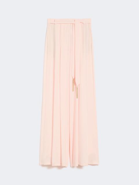 Max Mara VALICO Cady palazzo trousers - POWDER