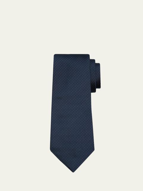 Ralph Lauren Men's Pin Dot Silk Tie