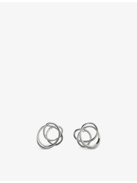 MONICA VINADER Nura Wrap Sterling-Silver Stud Earrings