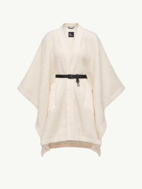 Moncler Grenoble Mohair, Alpaca & Wool Blend Belted Cape