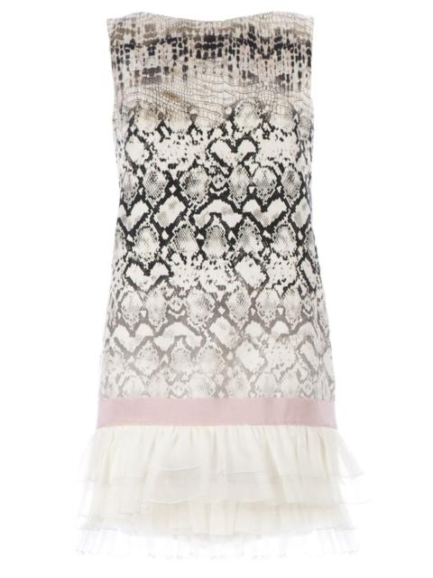 GIAMBATTISTA VALLI snake skin print dress