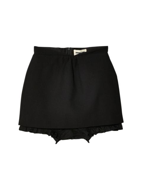 SHUSHU/TONG double-layer miniskirt