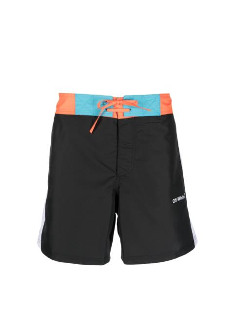 Off-White Arrows print swim shorts