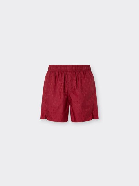 Ferrari Swimsuit with Prancing Horse motif