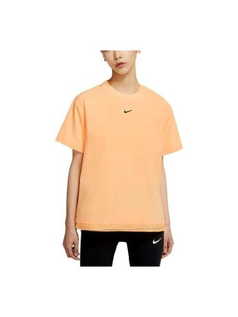 Nike Sportswear Tech Pack Logo Printing Round-neck Orange Light orange DC8116-884