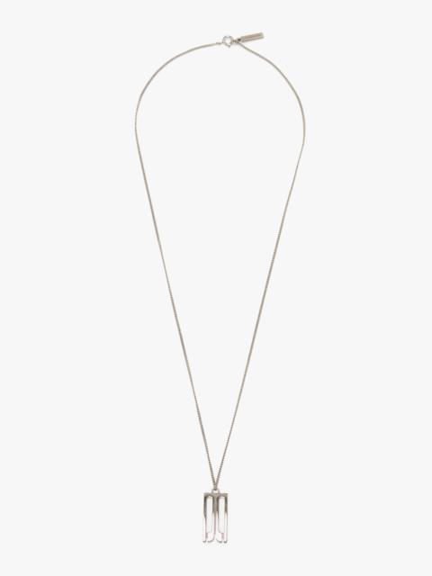 Victoria Beckham Dorian Necklace In Silver