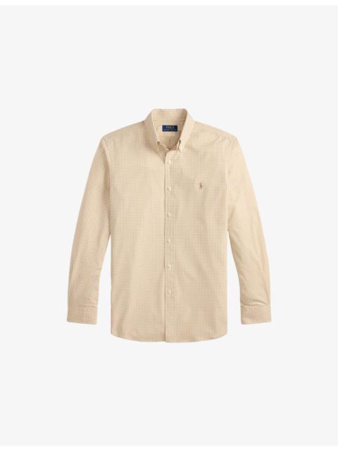 Polo Ralph Lauren Checked Custom-Fit Cotton-Poplin Shirt