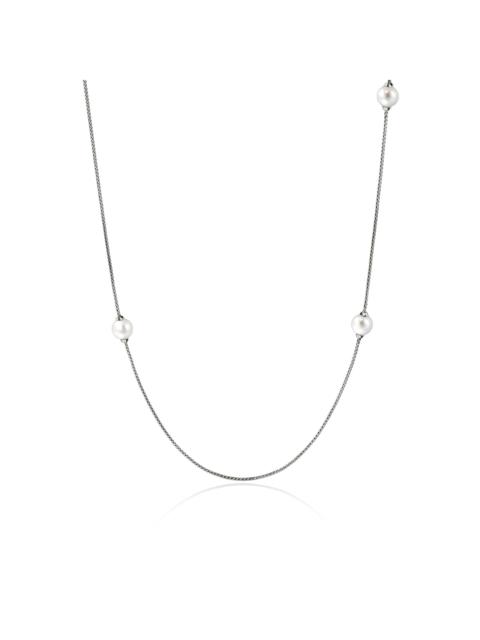 JOHN HARDY JH Essential Pearl Necklace, Sterling Silver, Pearl, 1.8MM
