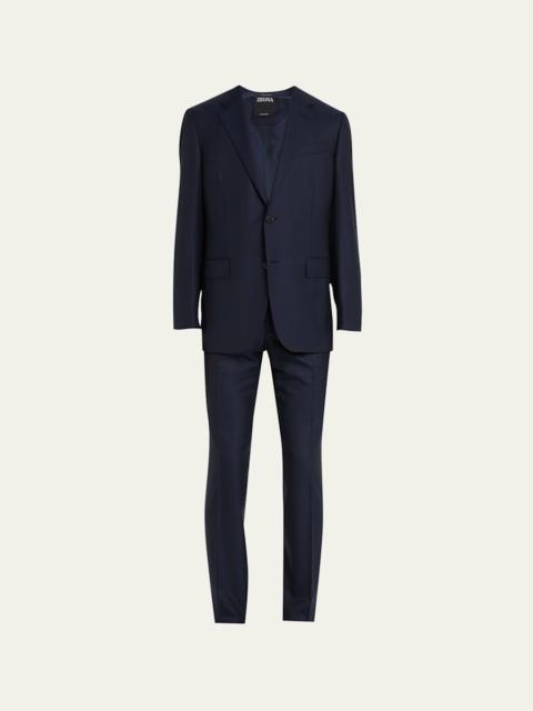 ZEGNA Men's 15milmil15 Micro-Check Wool Suit