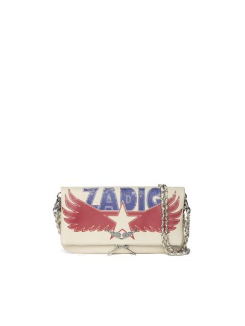 Zadig & Voltaire America leather shoulder bag