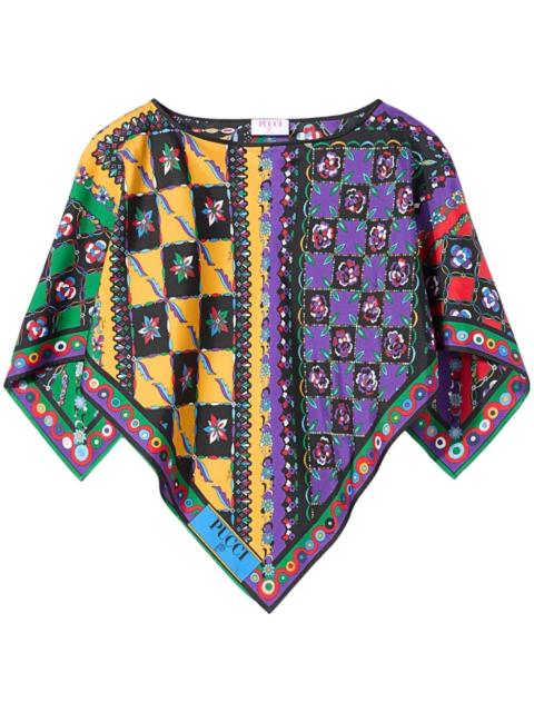 PUCCI Festa Onde-print kaftan top