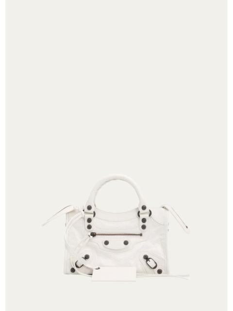 BALENCIAGA Le City Mini Leather Top-Handle Bag