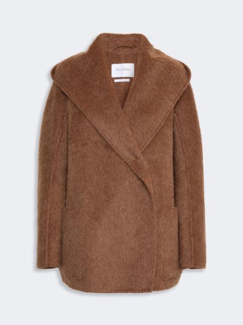 Max Mara GOLF Short camel and mohair coat - LIGHT BROWN